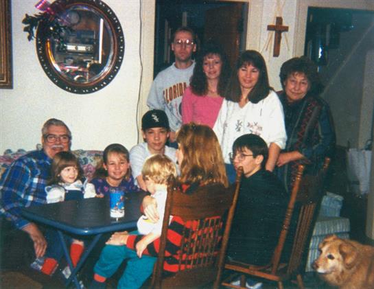 A group of people posing for a photo