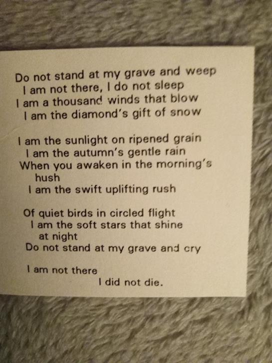 A paper with text on it