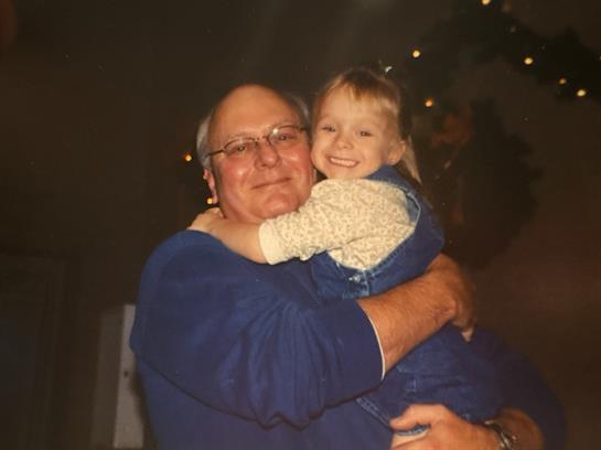 A man holding a child