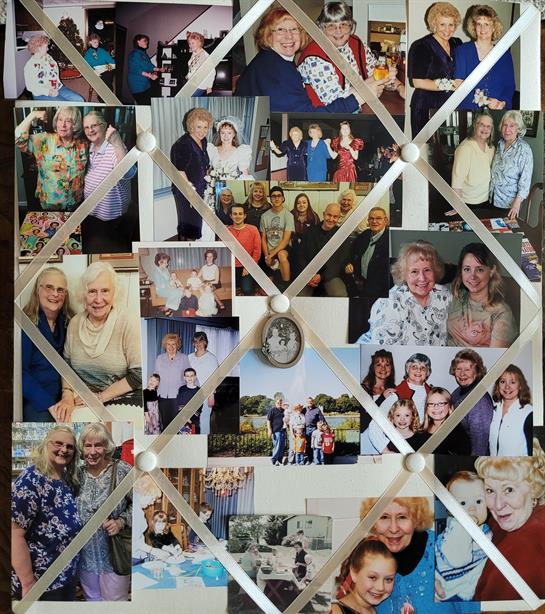 A collage of photos of people