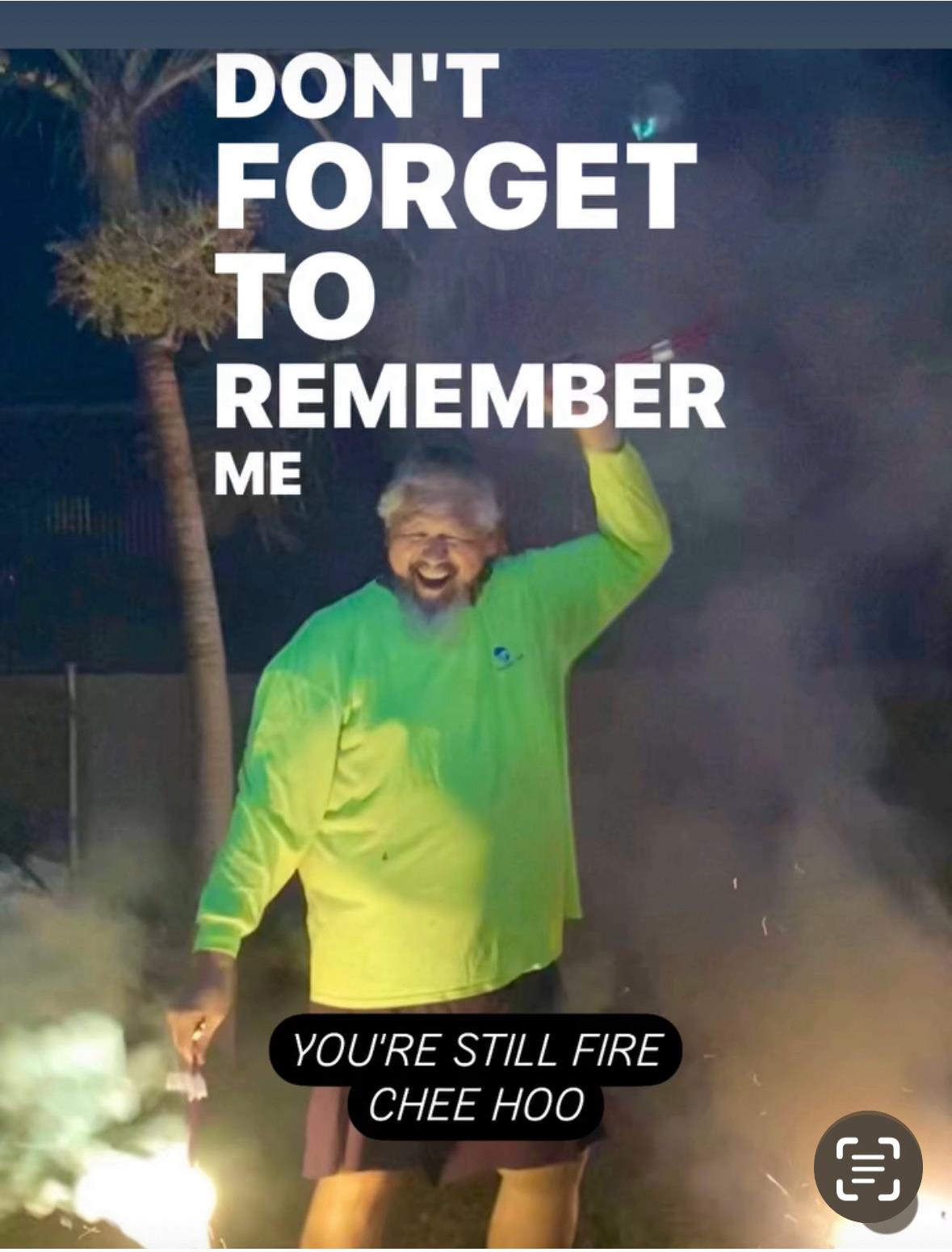 A cheerful individual dances amidst smoke and lights, embodying a moment of celebration and joy.