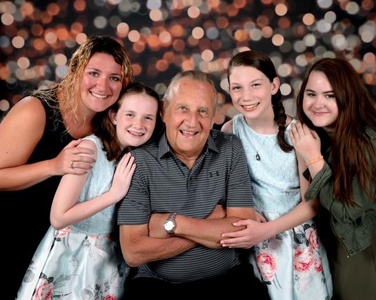 A group of people posing for a photo