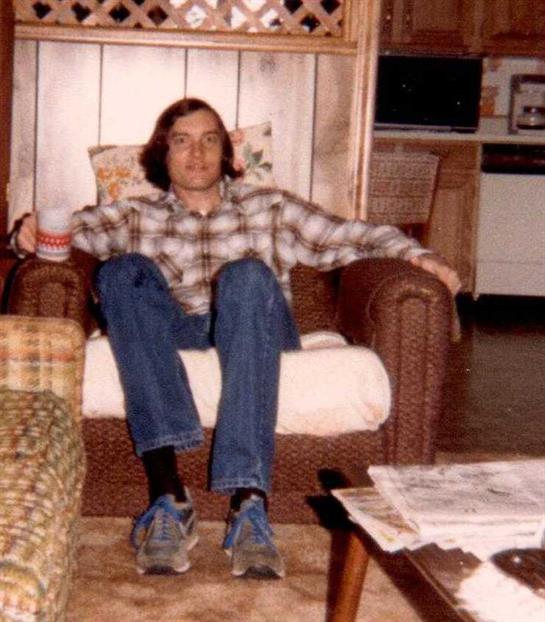 A man sitting in a chair