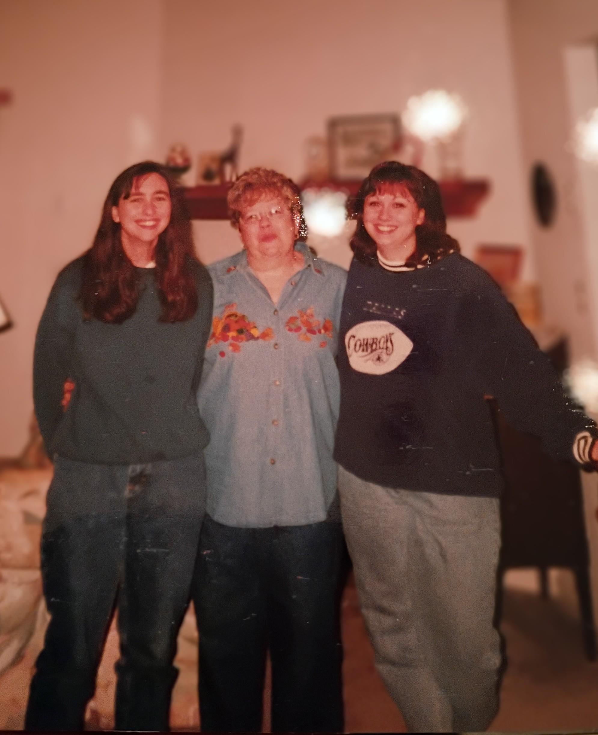 A group of women posing for a photo