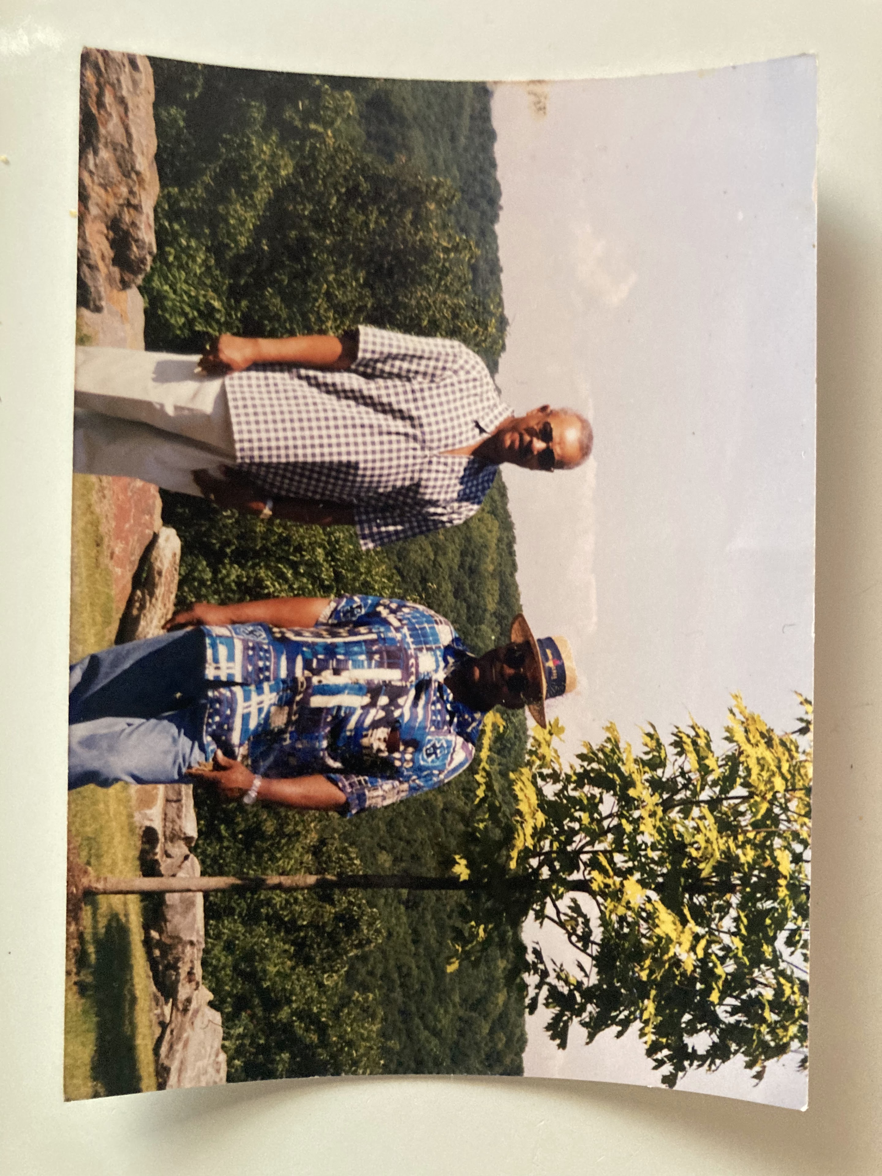 Two men standing next to each other