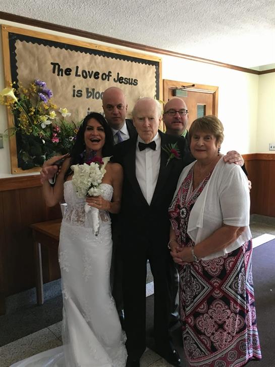 A group of people posing for a photo