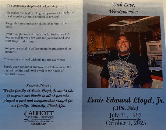 A man smiling and a photo of a man