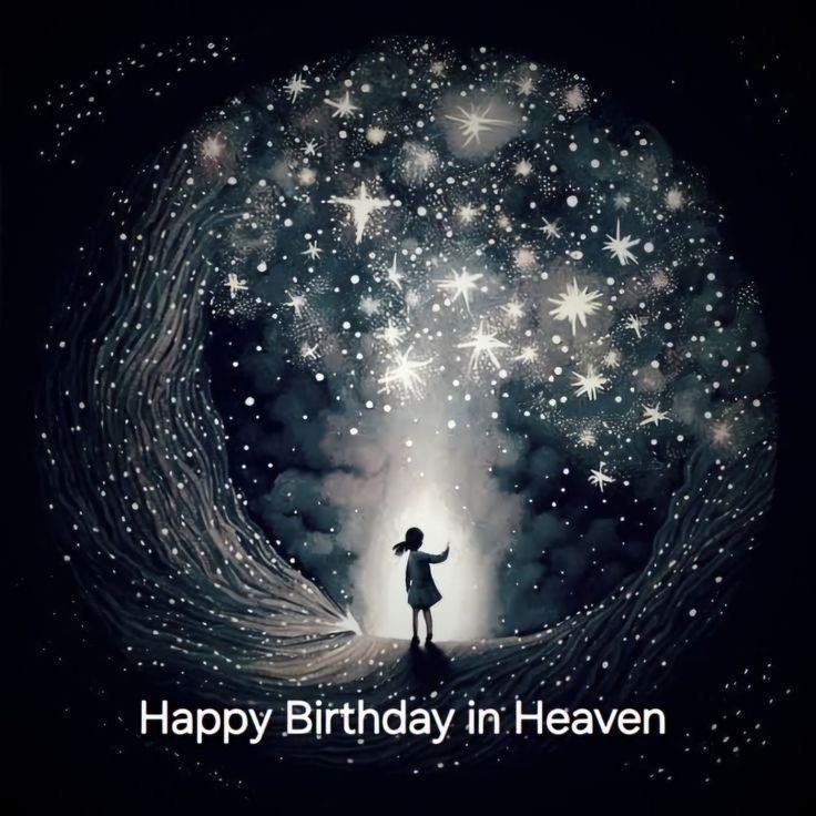 A girl standing in a tunnel with stars in the sky