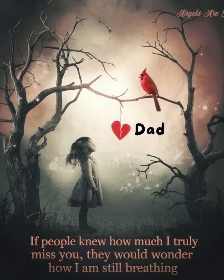 A bird looking at a girl in a tree