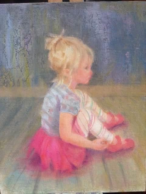 A child sitting on the floor