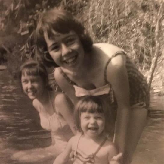 A group of women in a lake