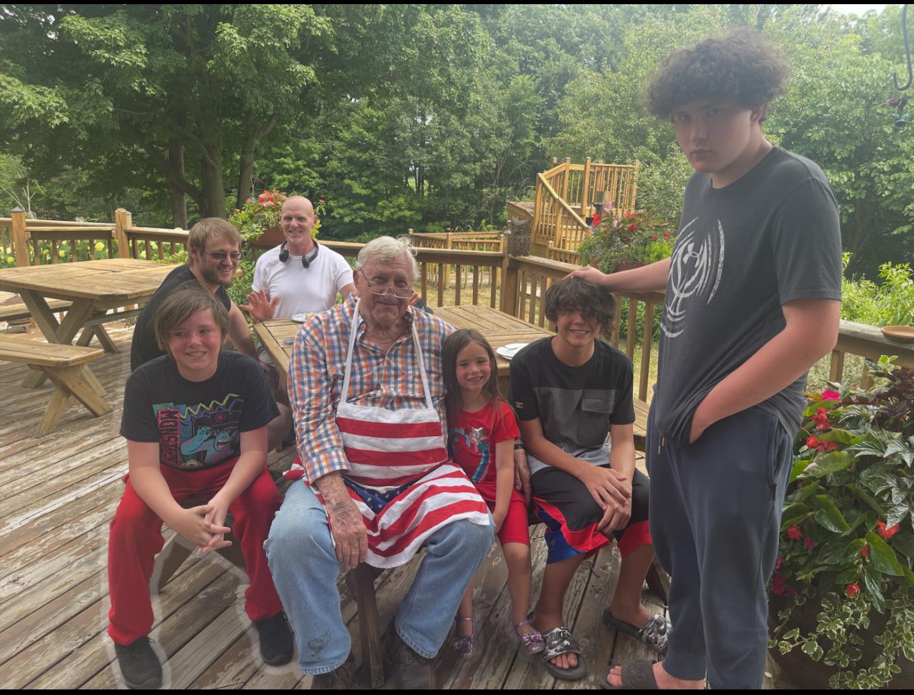 A group of people posing for a photo