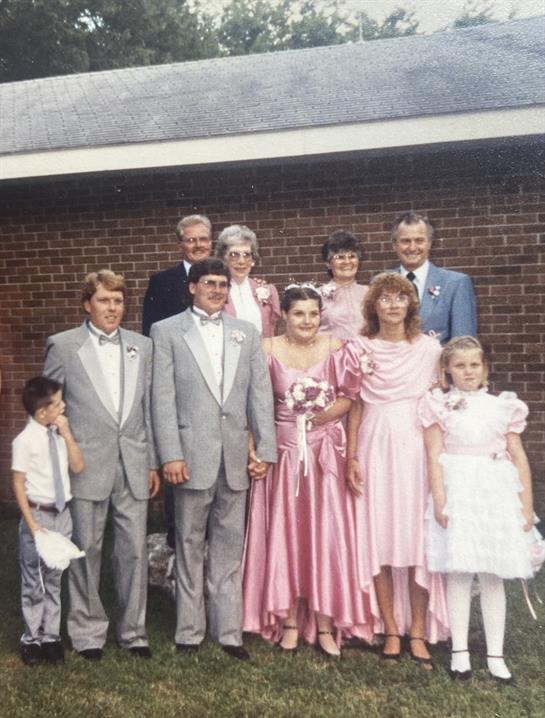 A group of people posing for a photo