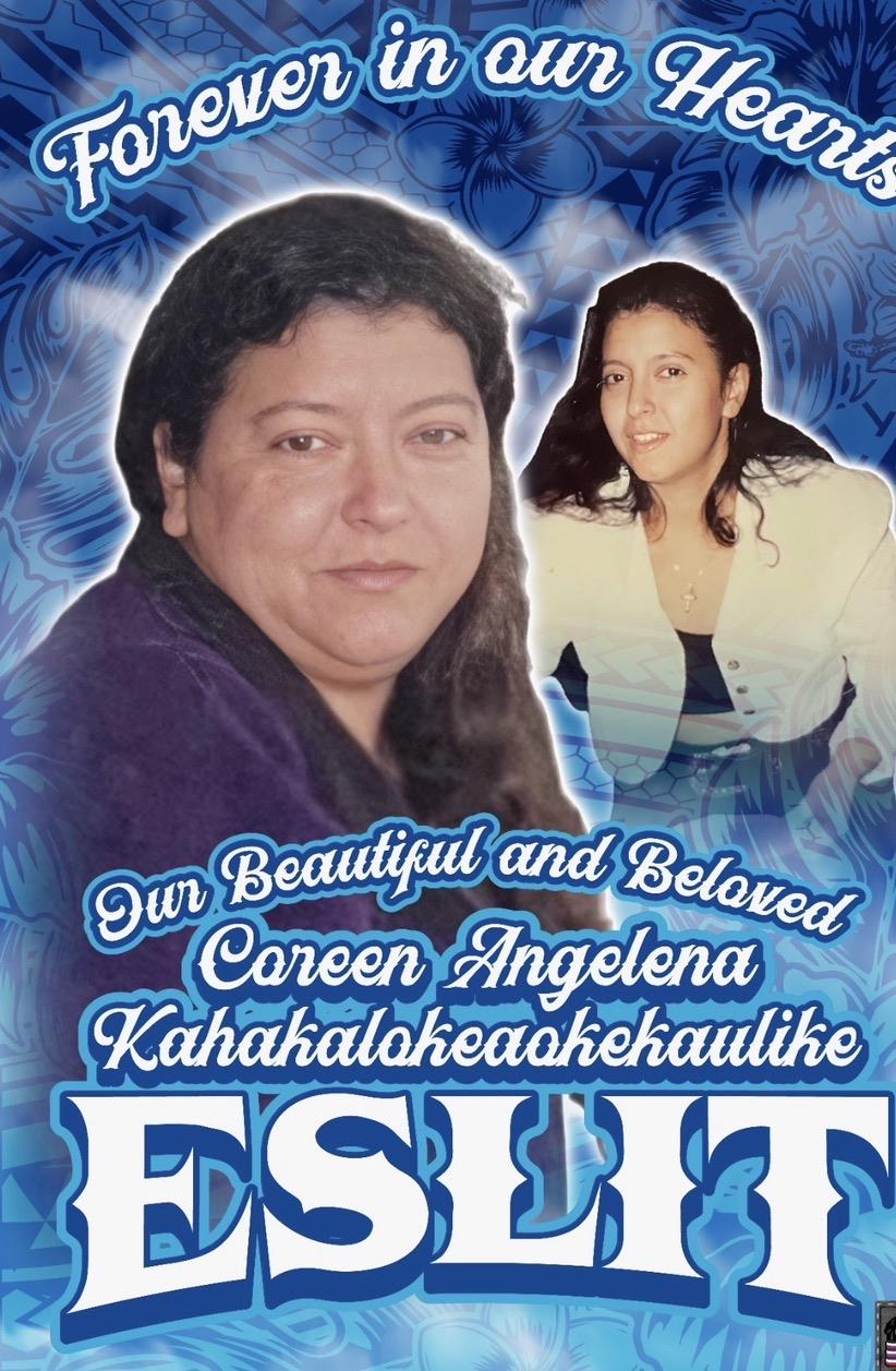Friends and family come together to honor Coreen Angelena during a memorial gathering.