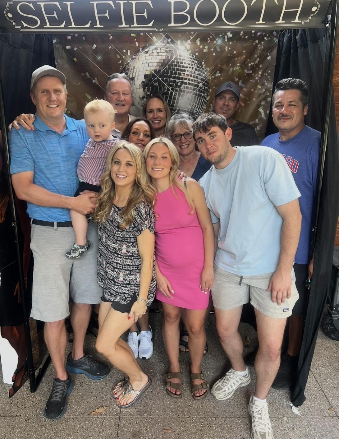 A group of people posing for a photo