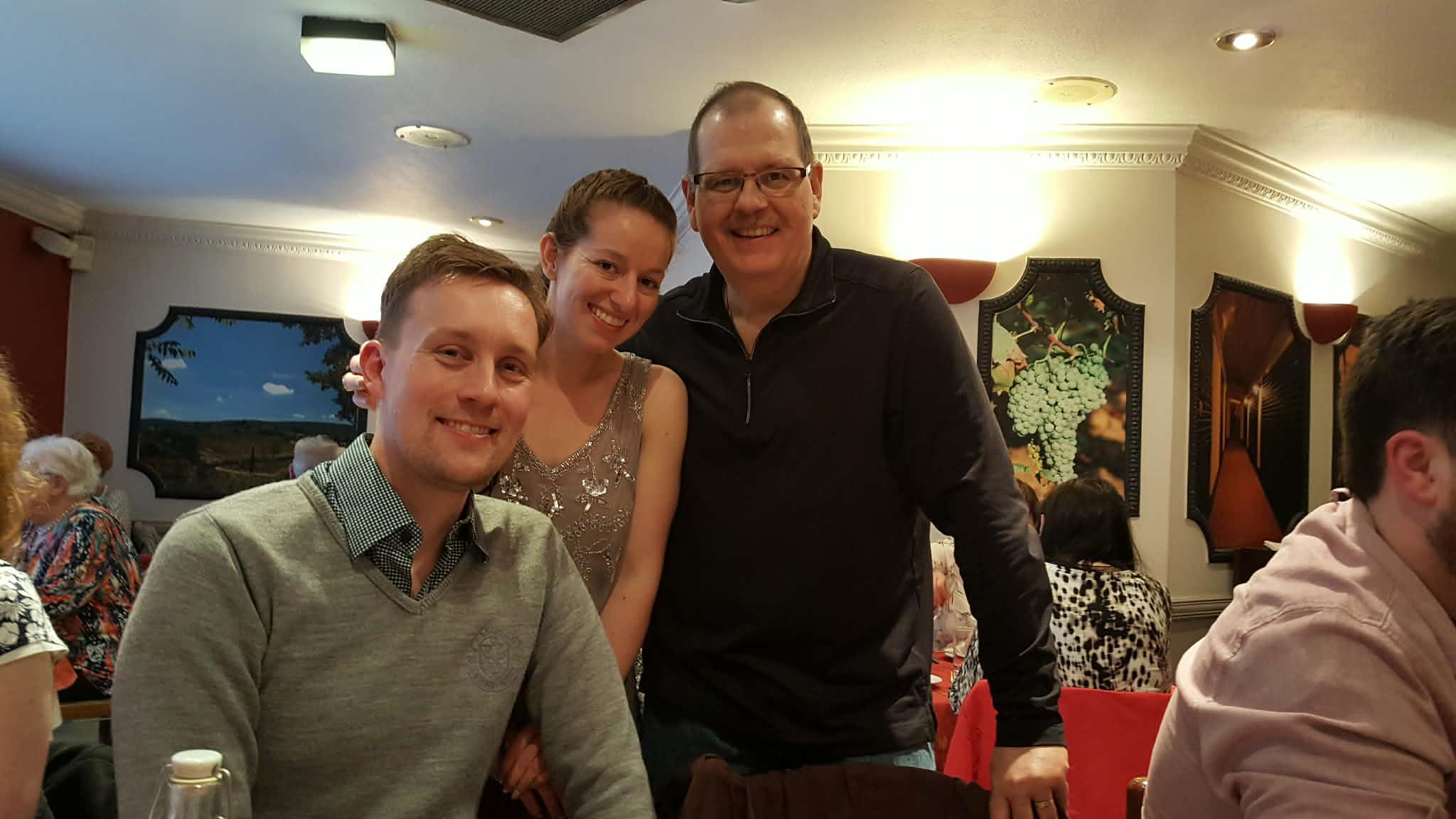 A group of people posing for a photo