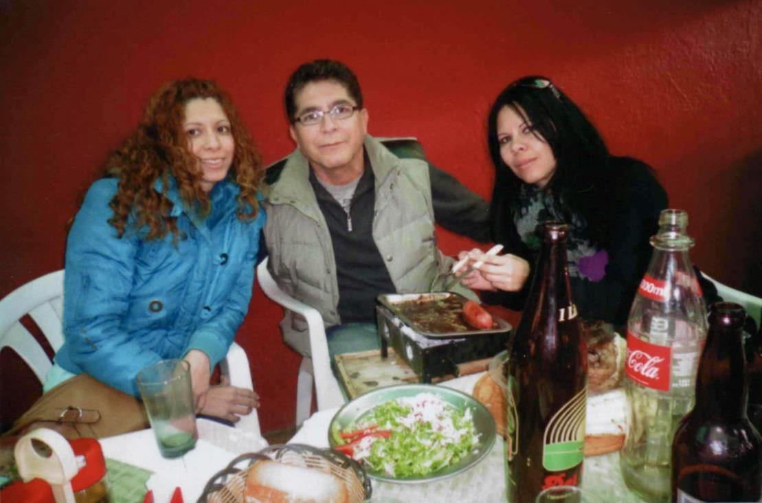 A group of people sitting at a table