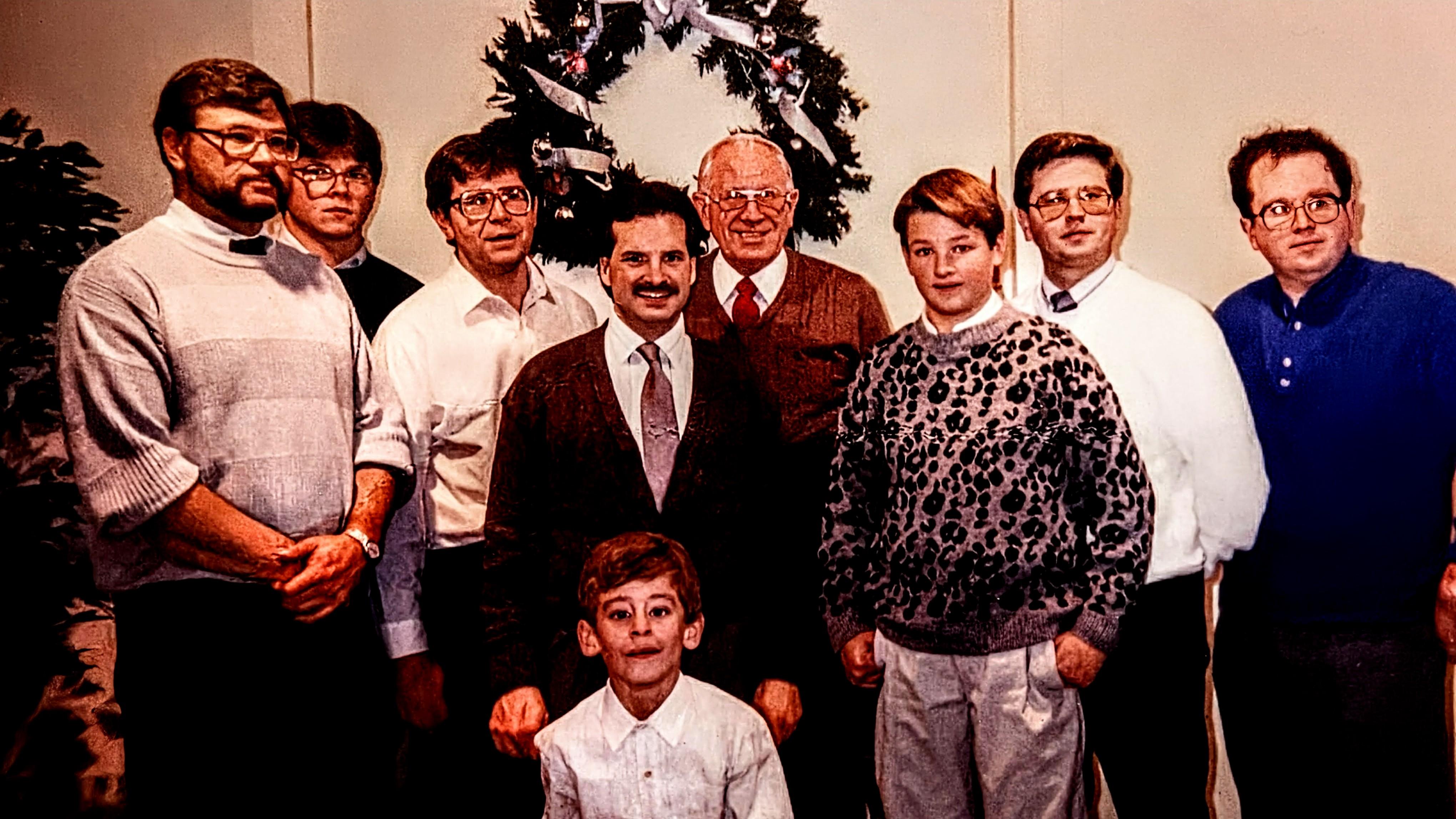 A group of people posing for a photo
