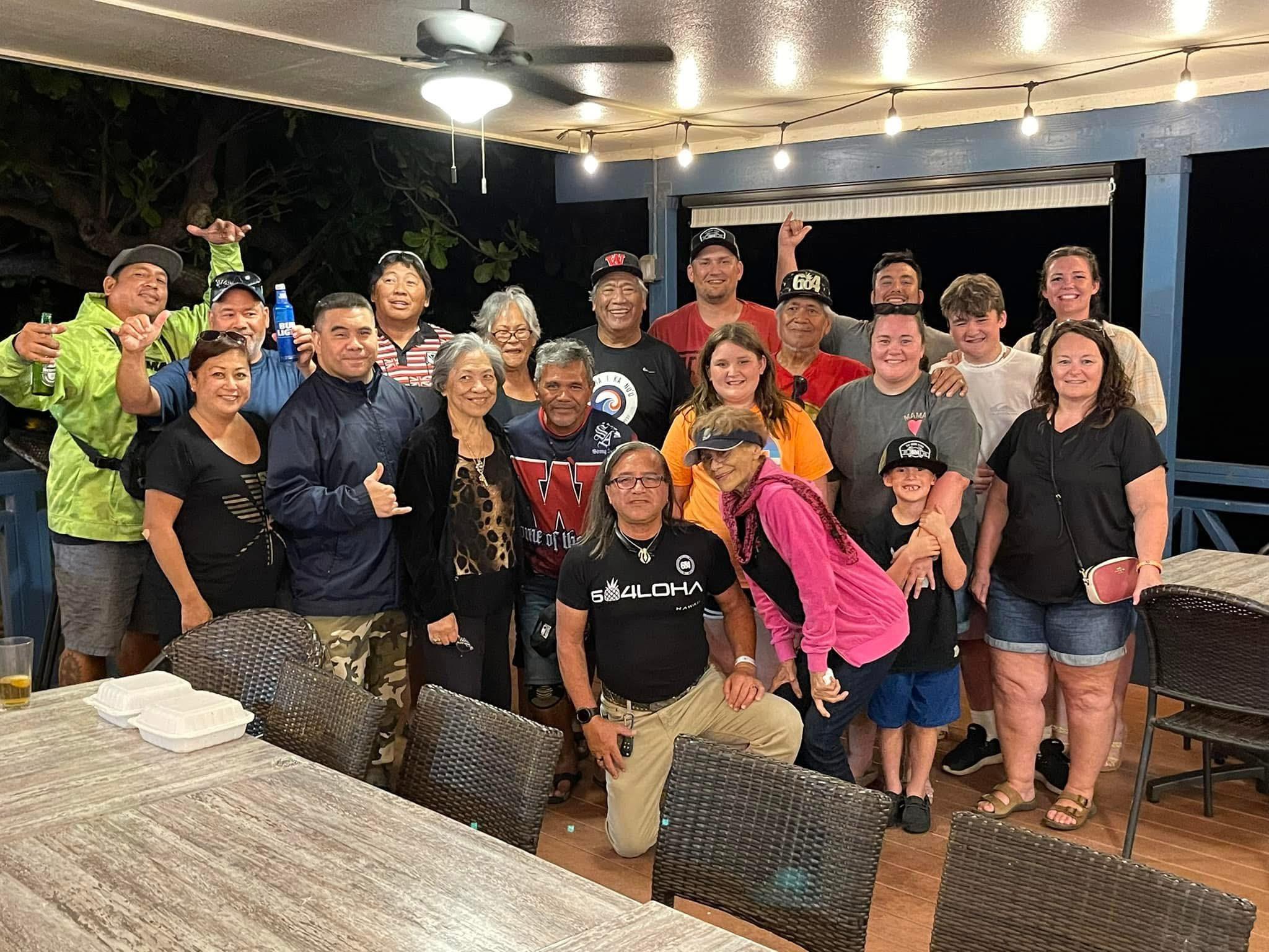 A group of people posing for a photo