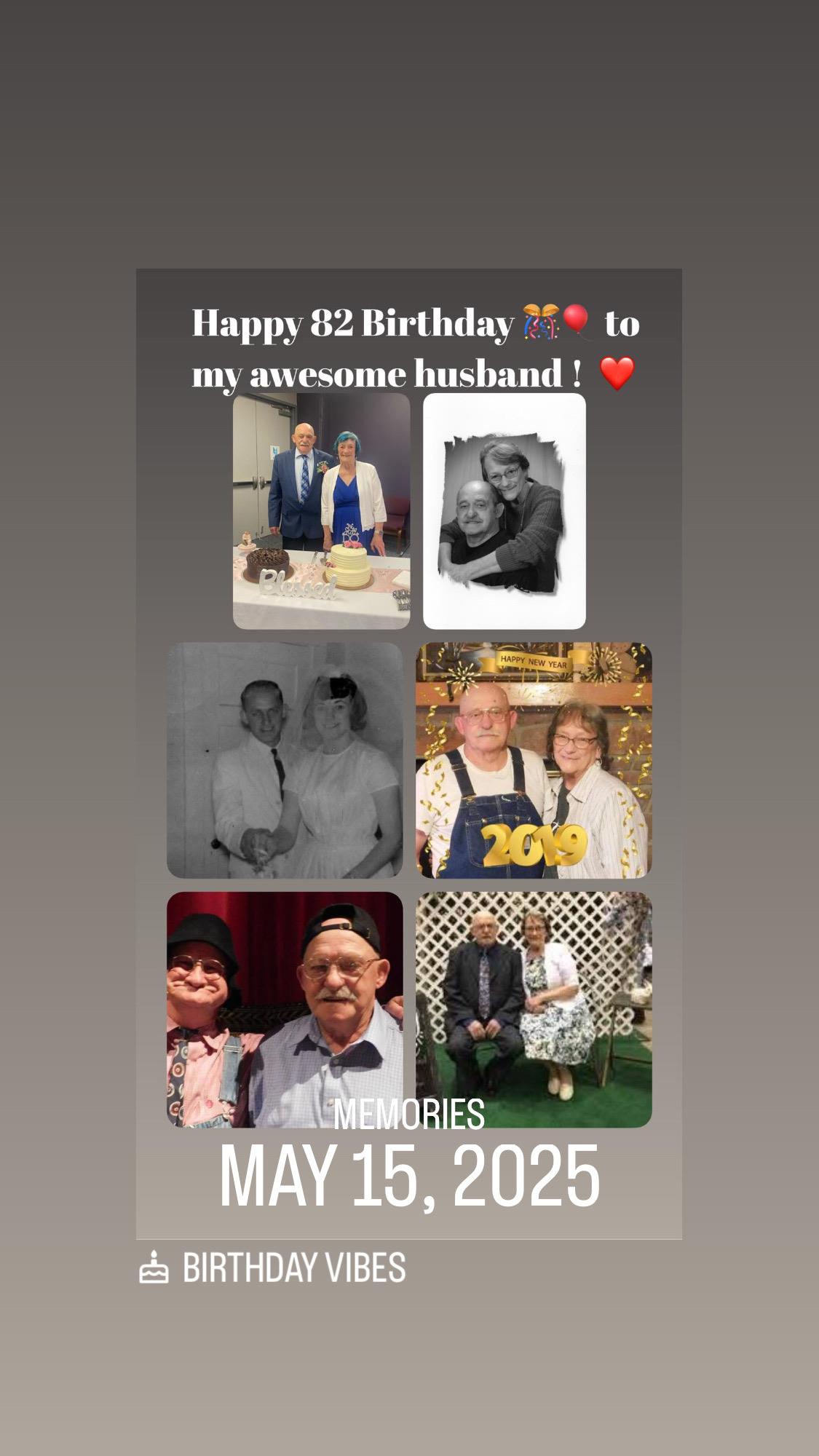 A collage of photos of a couple