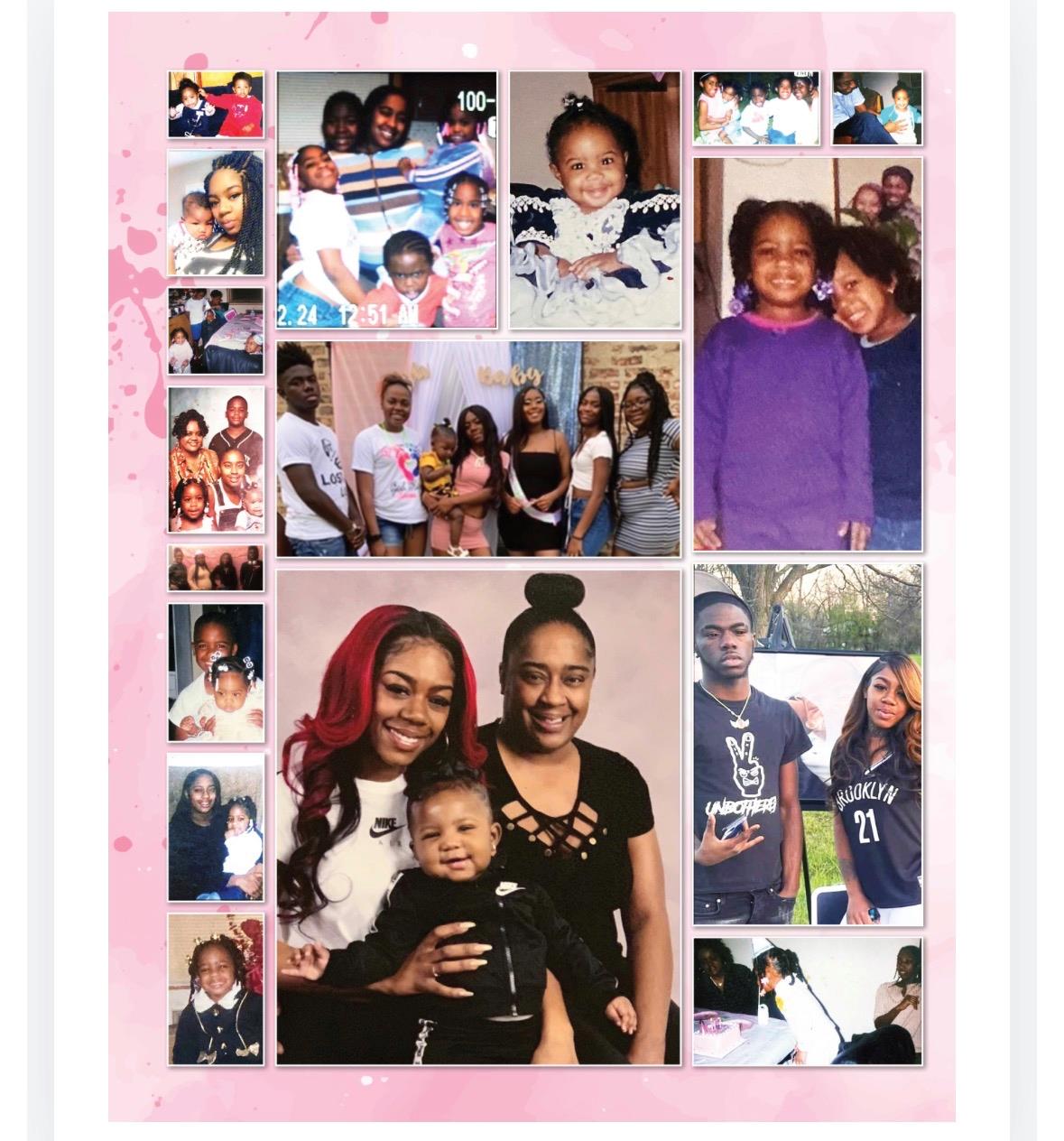A collage of photos of people