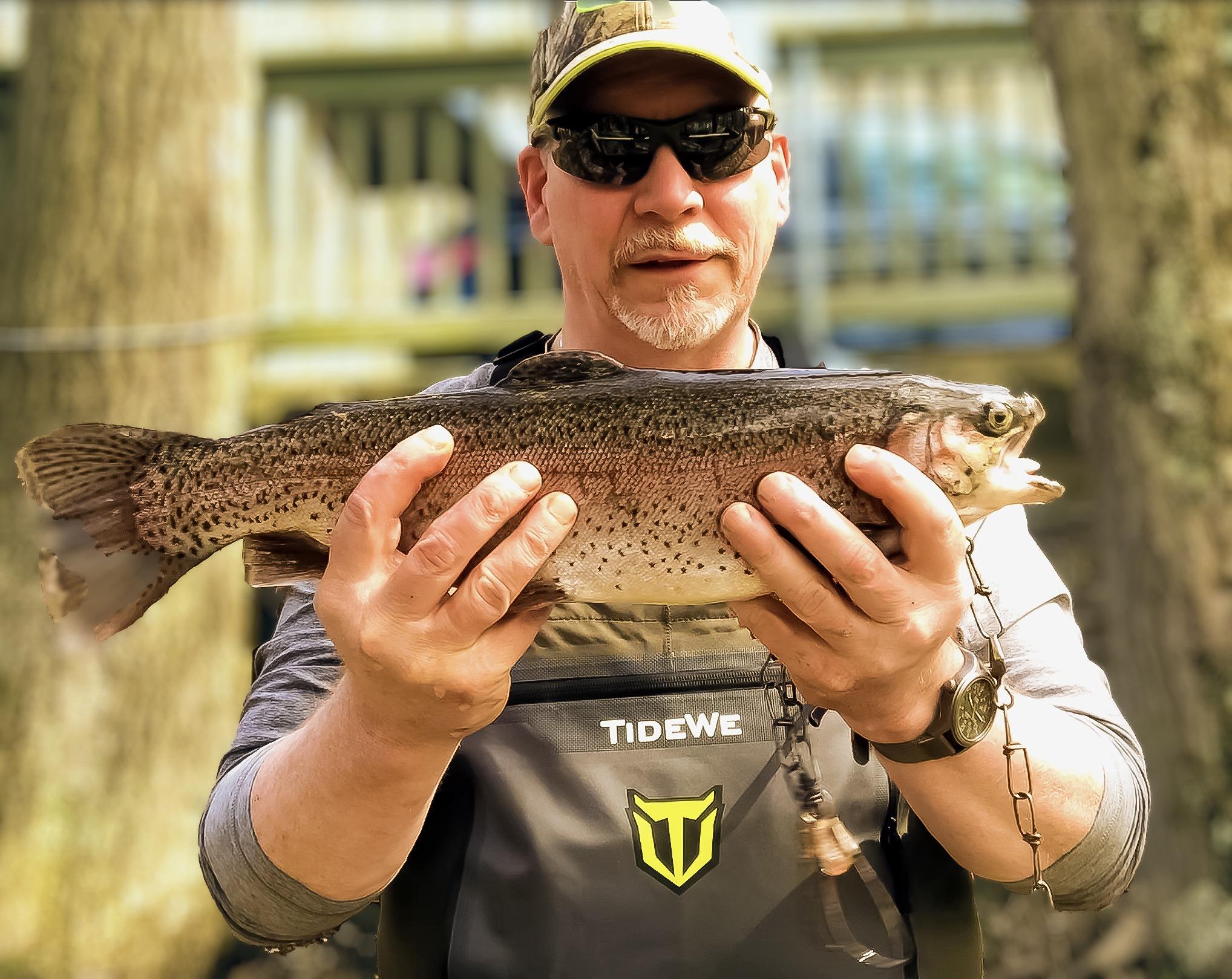 A man holding a fish