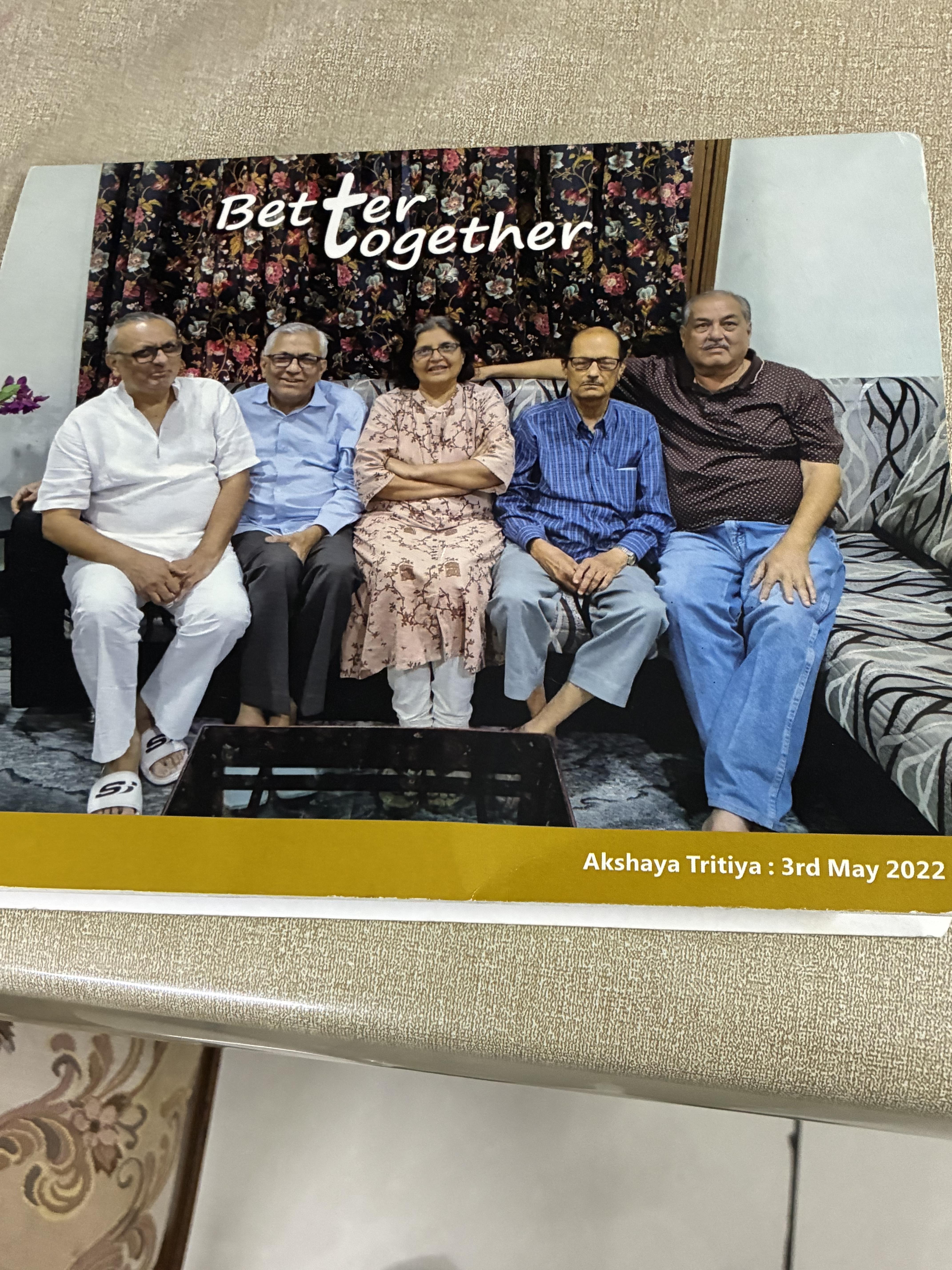 A group of people sitting on a couch