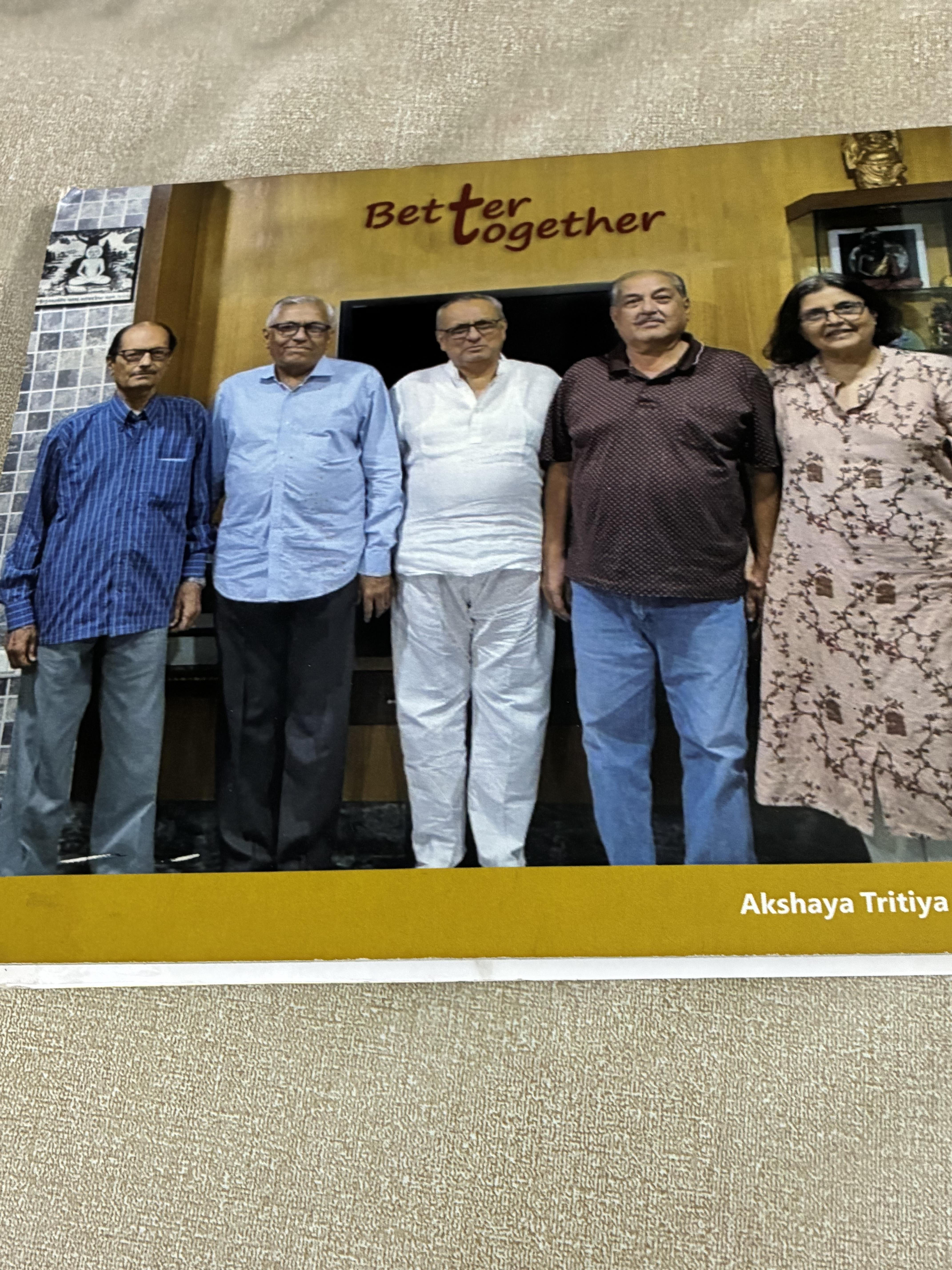 A group of people standing together
