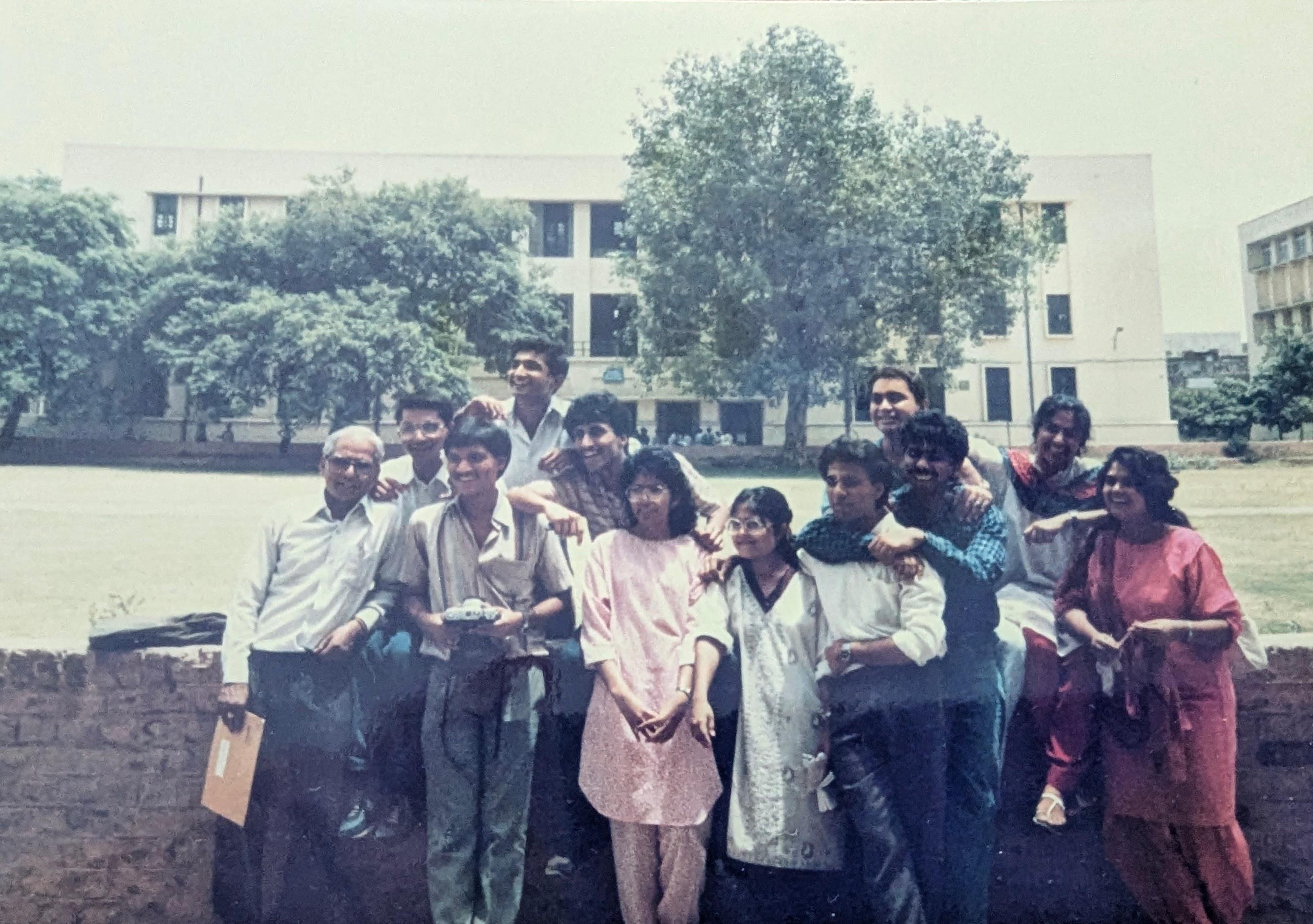 A group of people posing for a photo