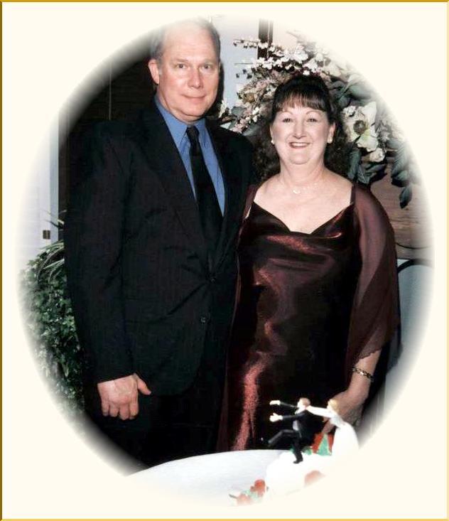 A man and woman standing together