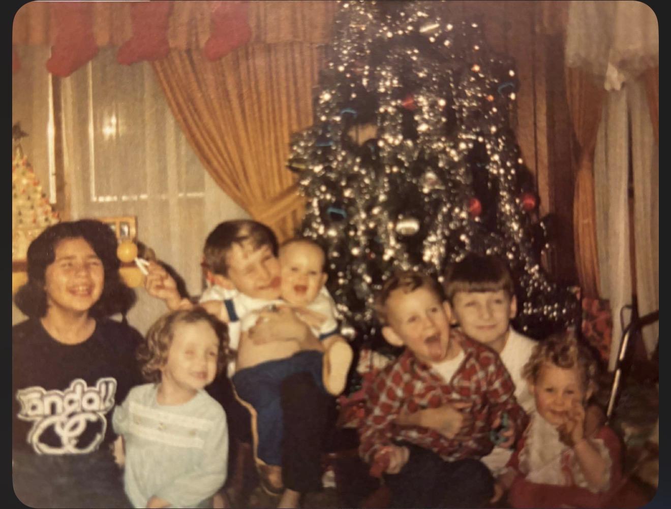 A group of children posing for a photo