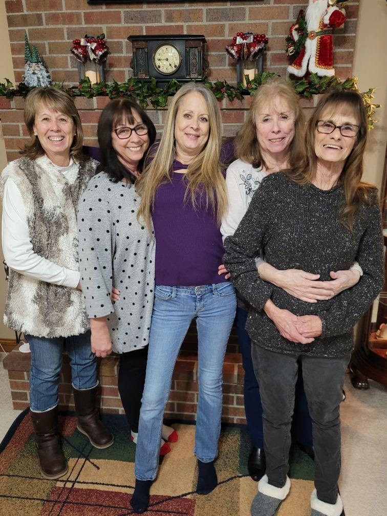 A group of women standing together