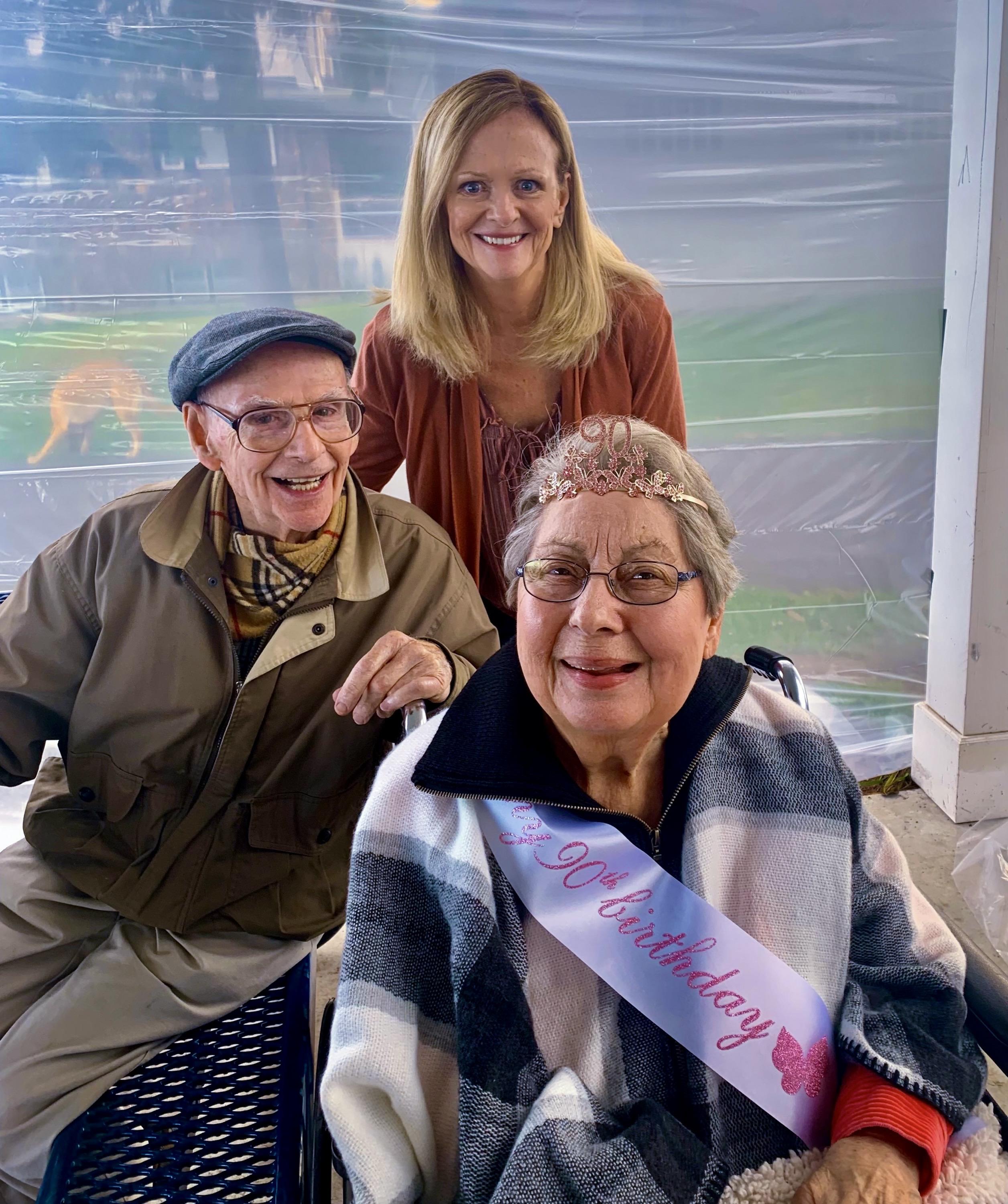 A group of people posing for a photo