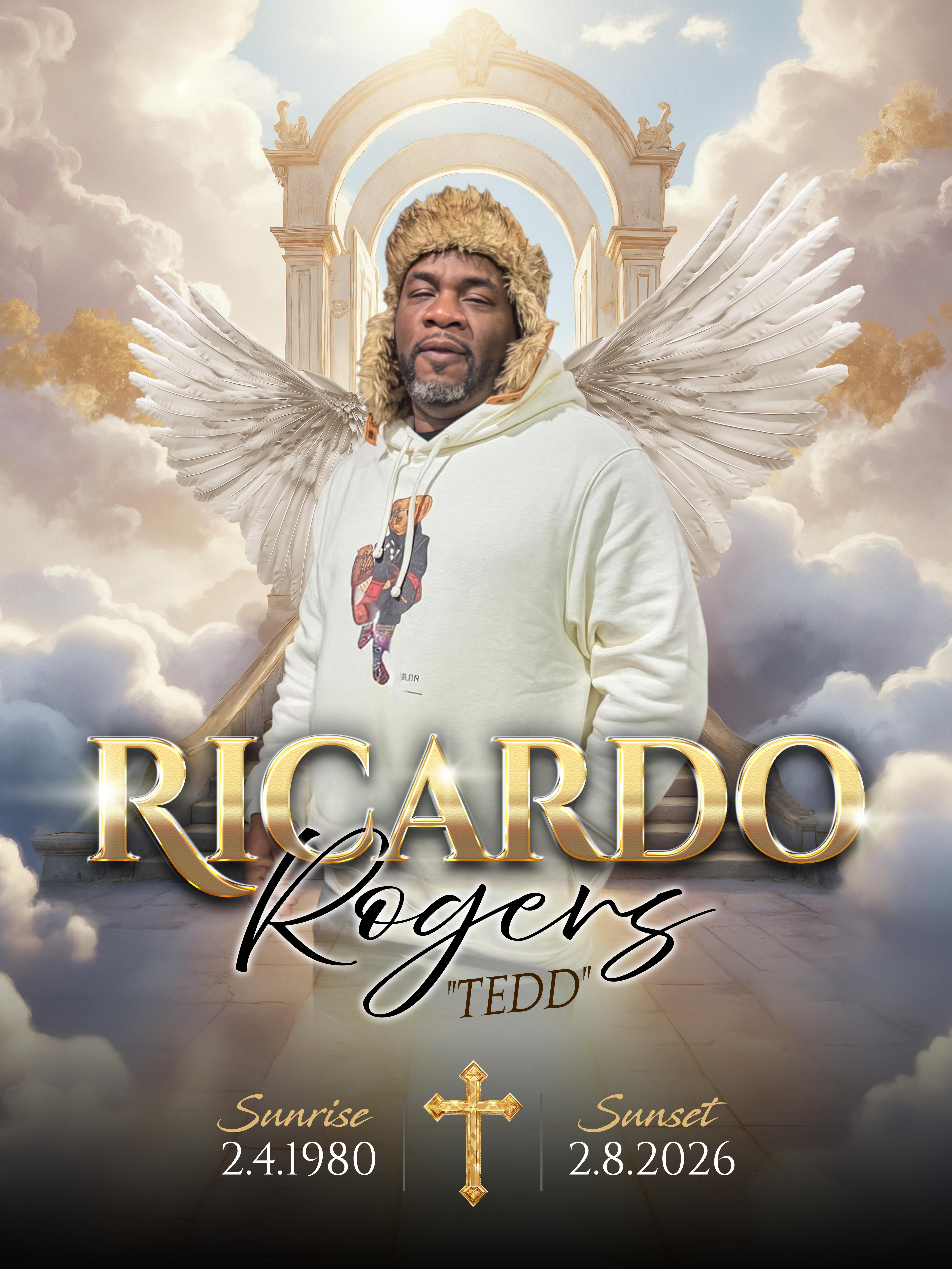 A man with wings and hat