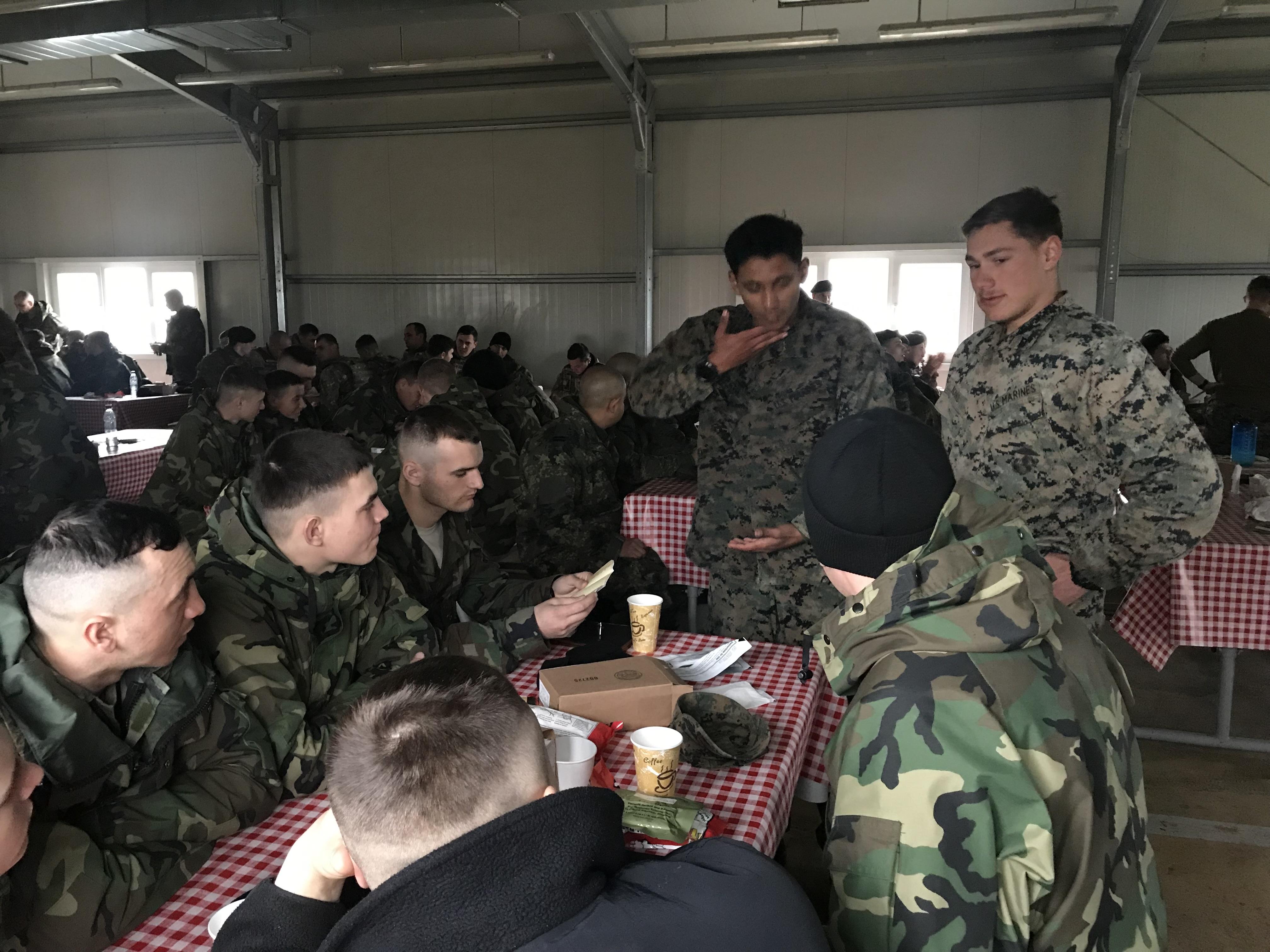 A group of people in military uniforms