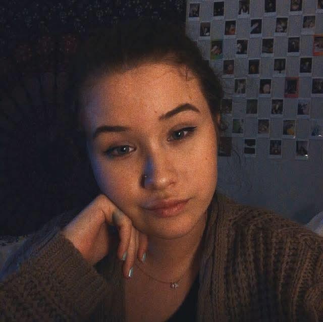 A woman taking a selfie