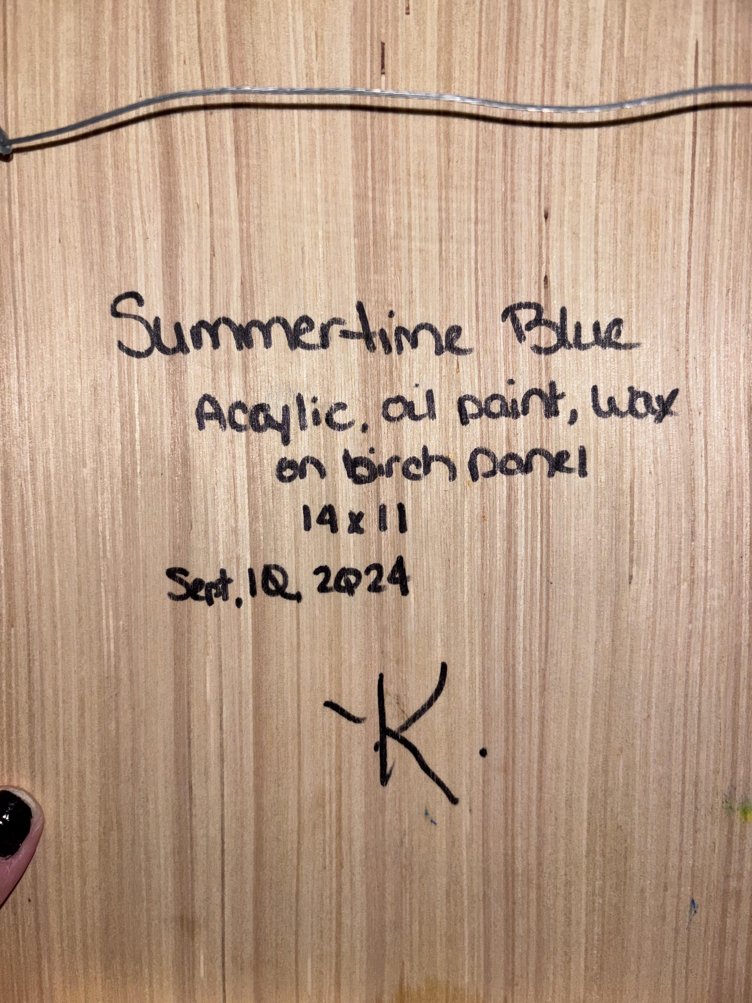 A wood with writing on it