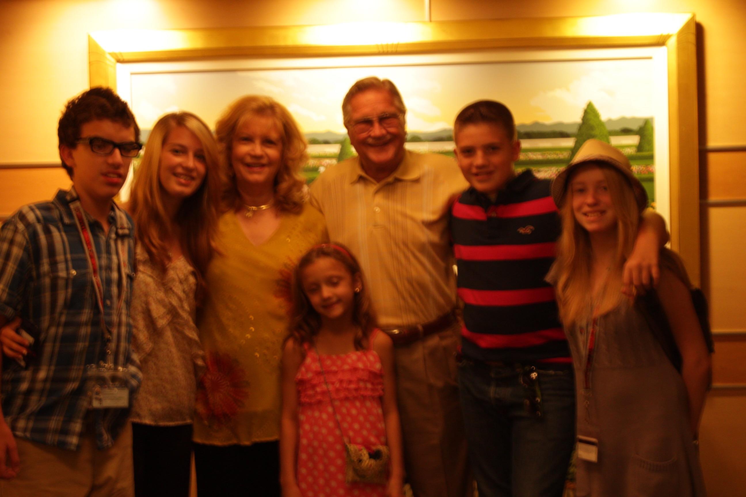 A group of people posing for a photo