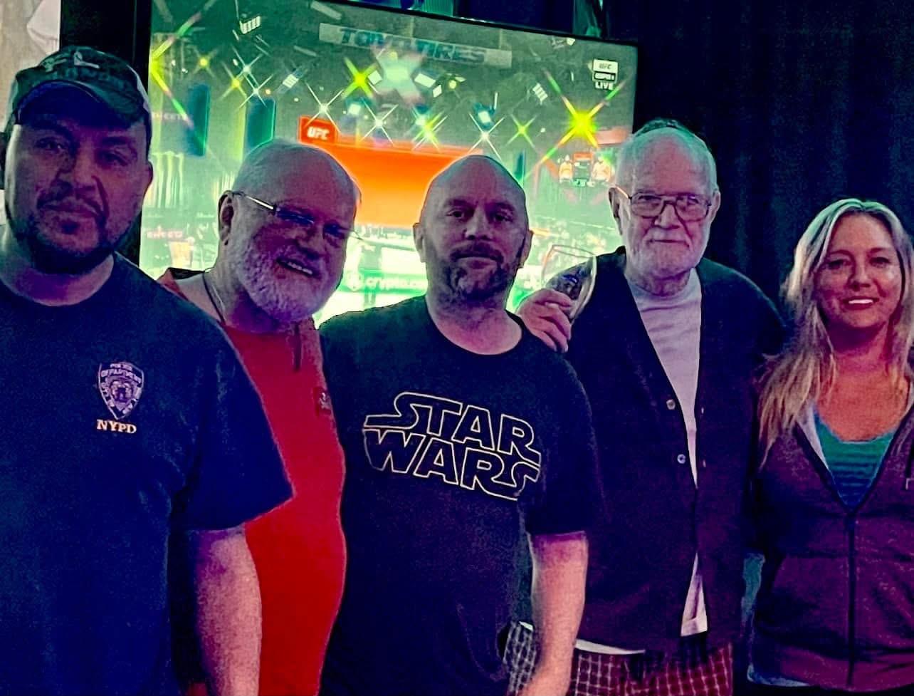 A group of people posing for a photo