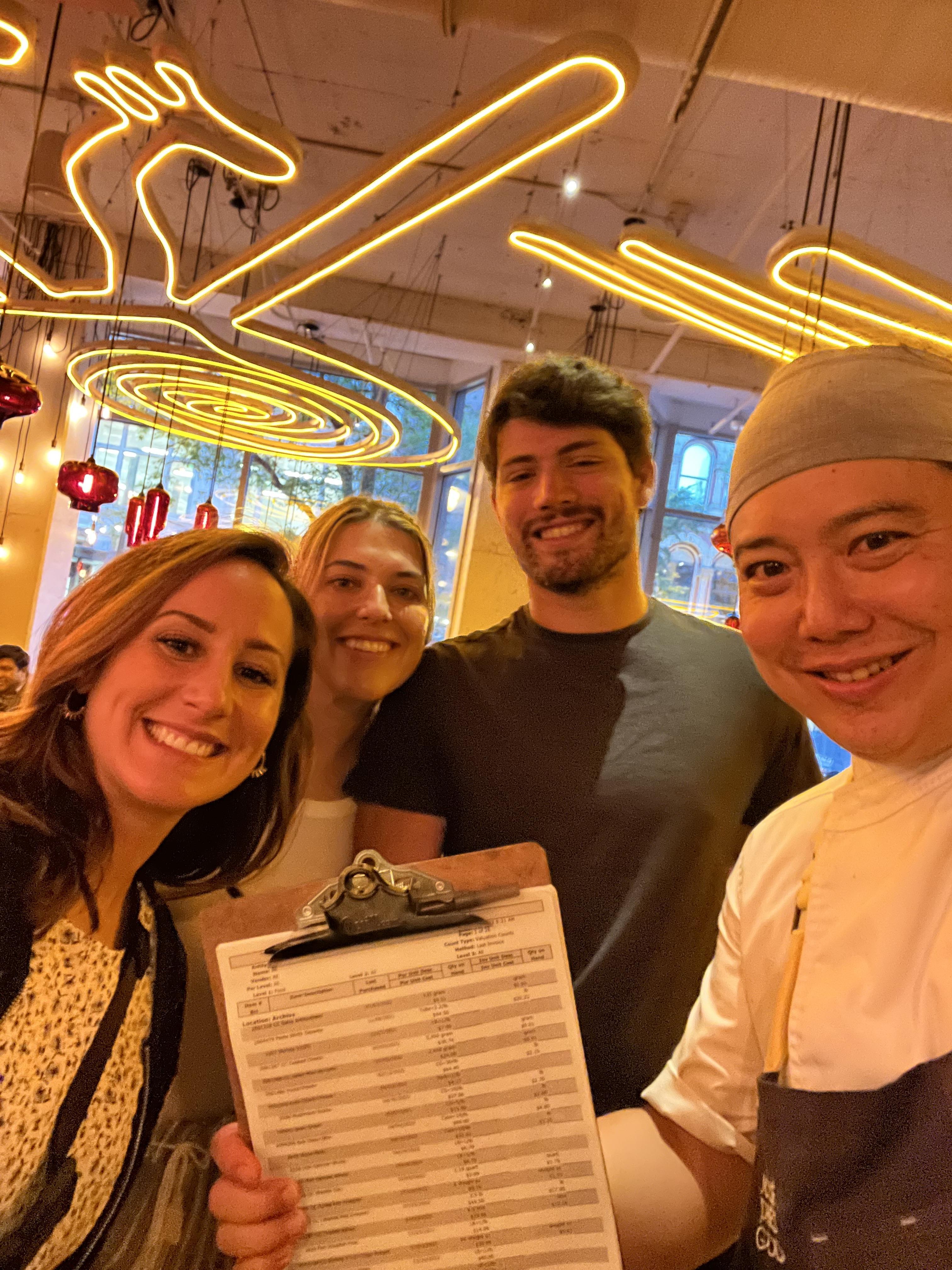 A group of people posing for a photo