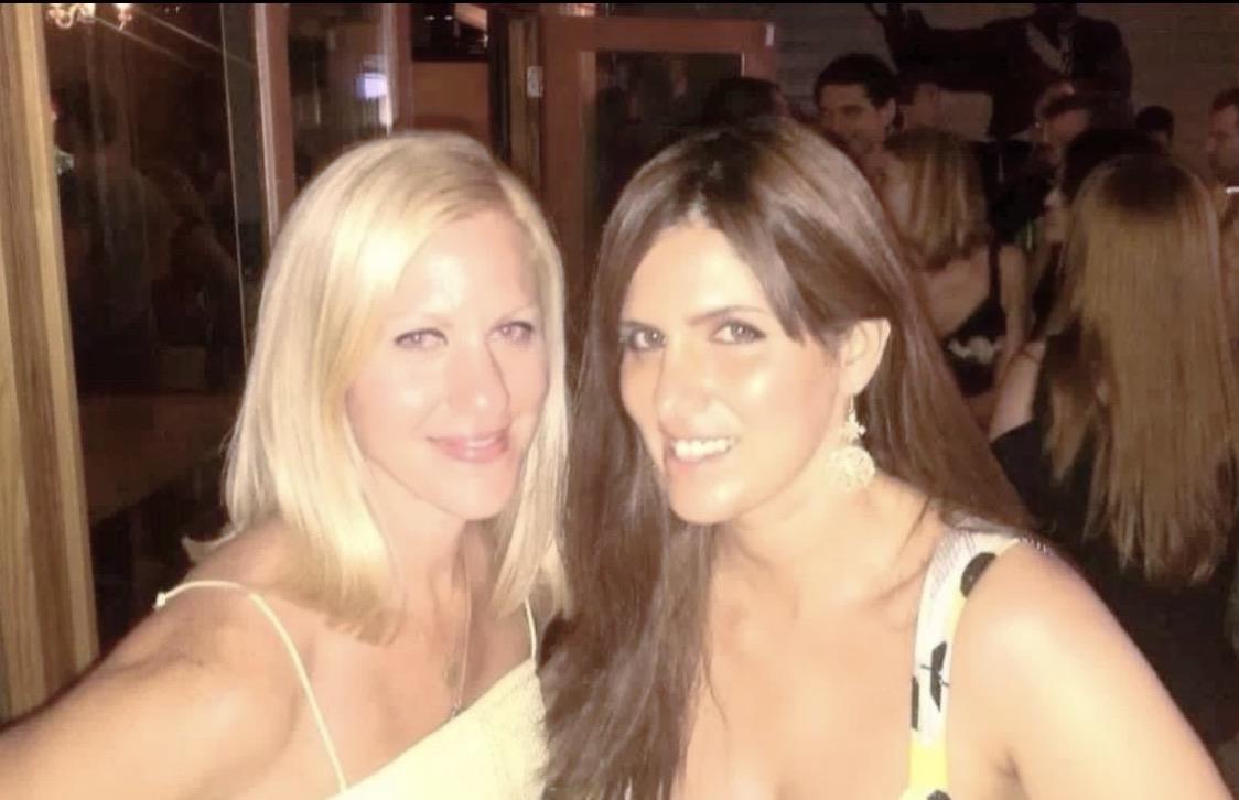 Two women taking a selfie