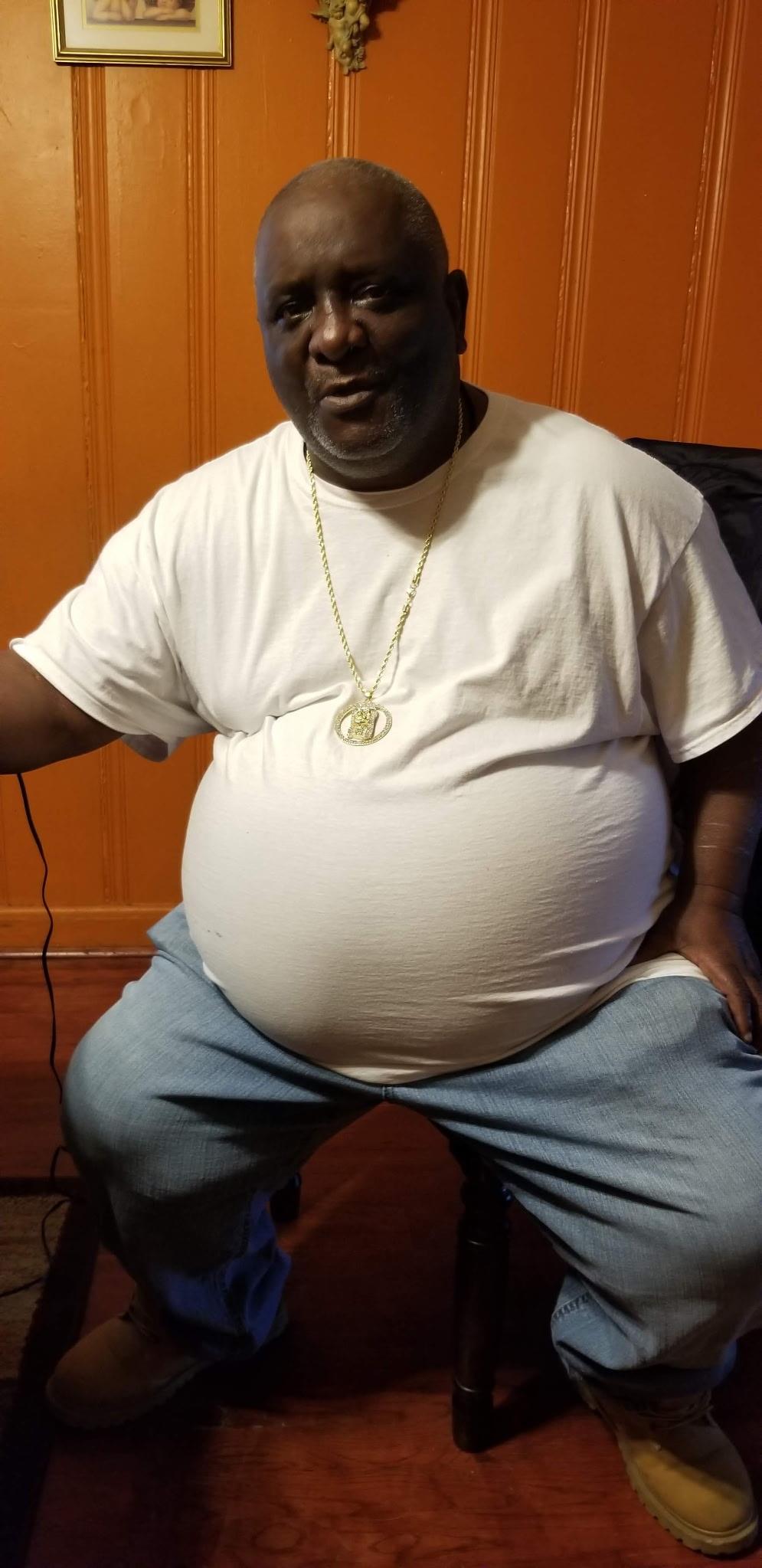 A man in a white shirt