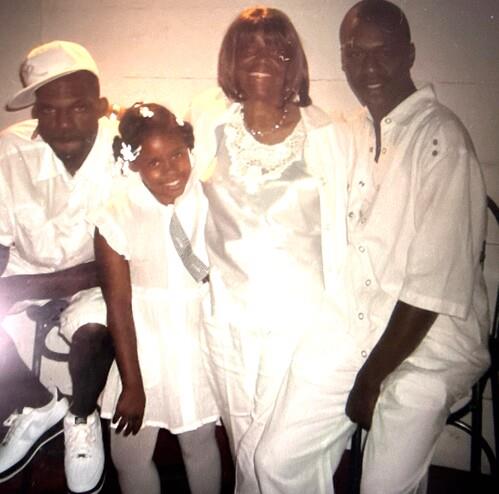 A group of people in all white