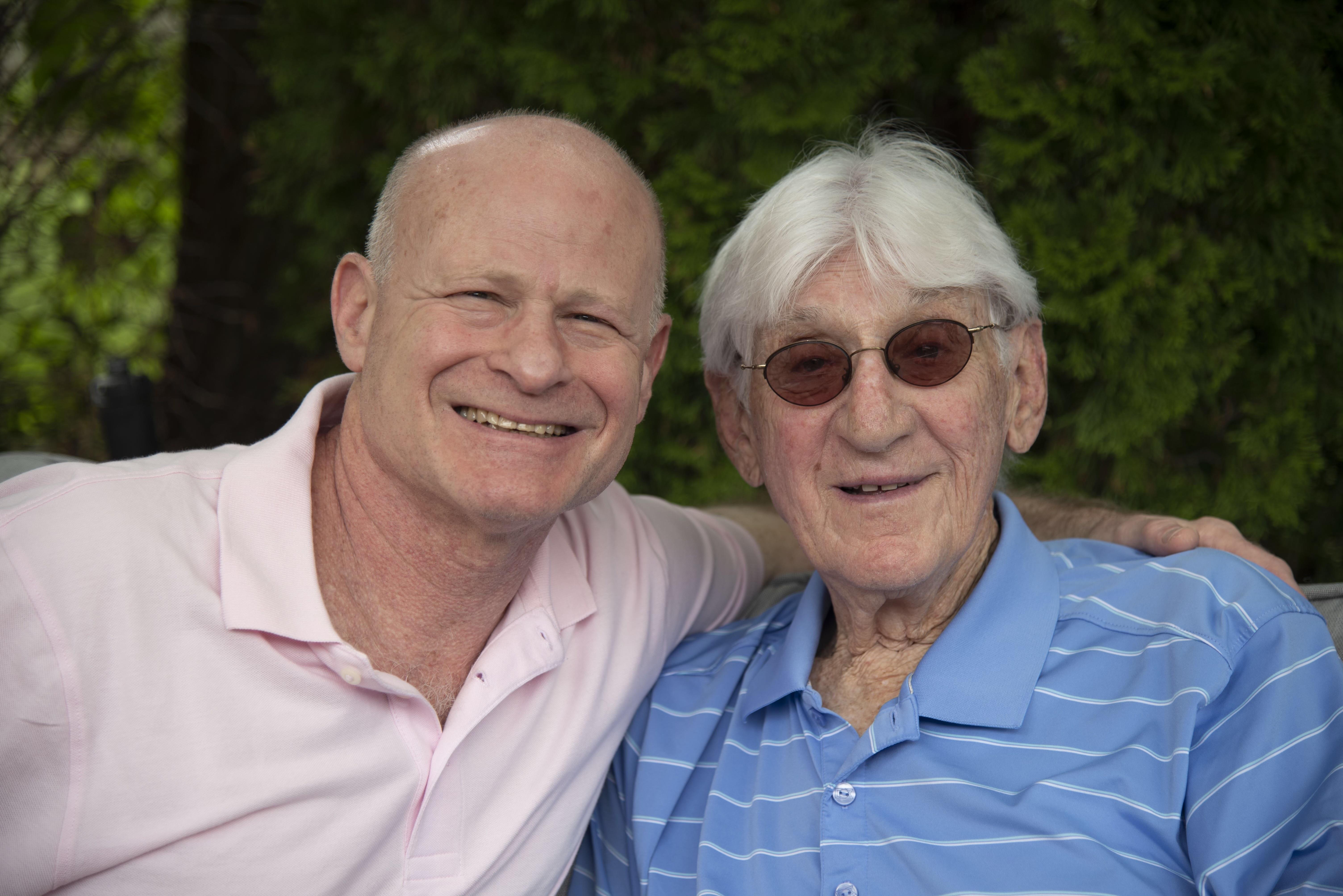 A man and woman smiling for a picture