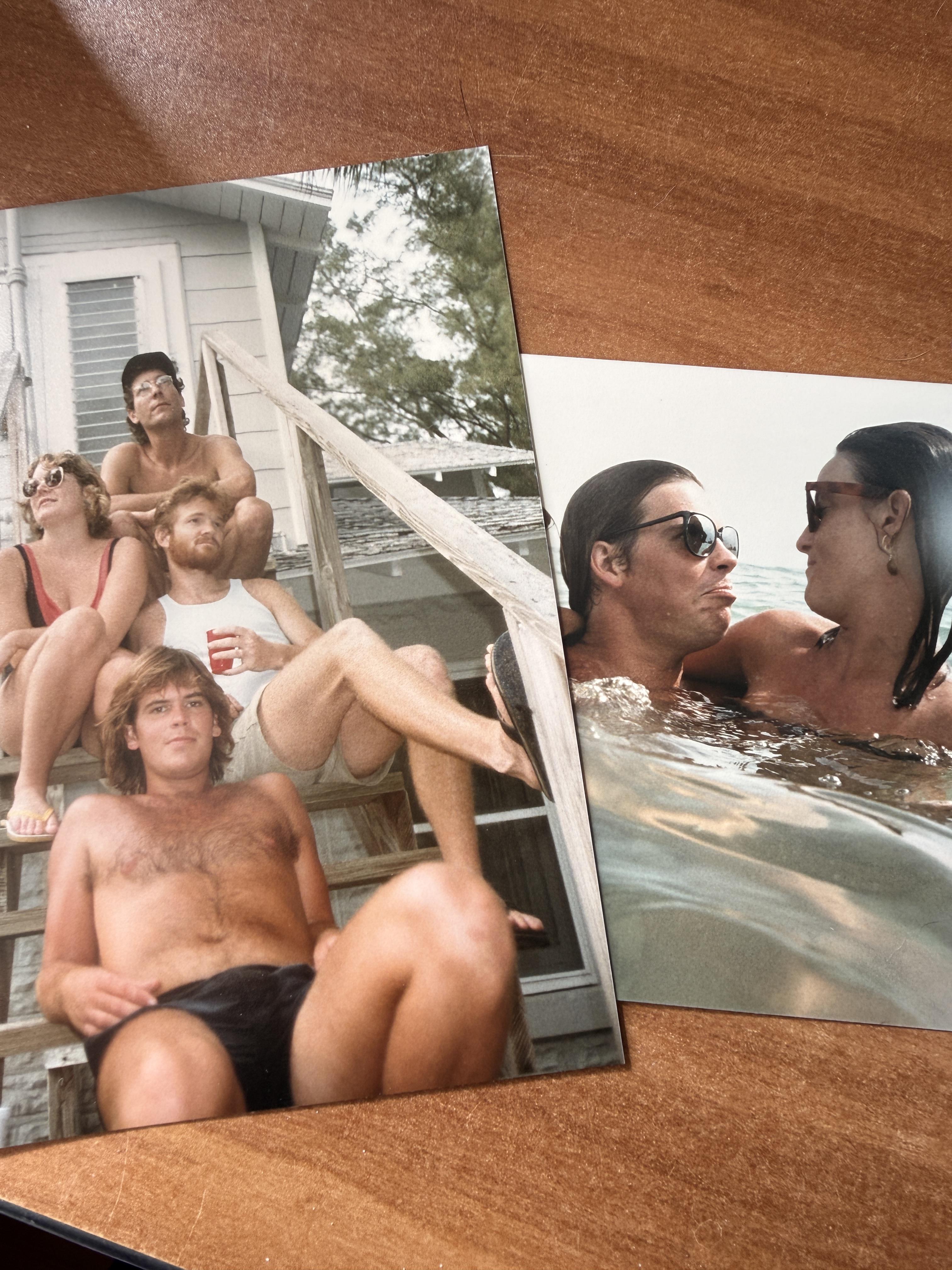 A group of people sitting on stairs