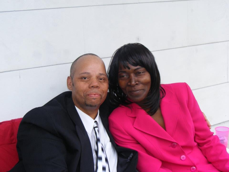A man and woman sitting together