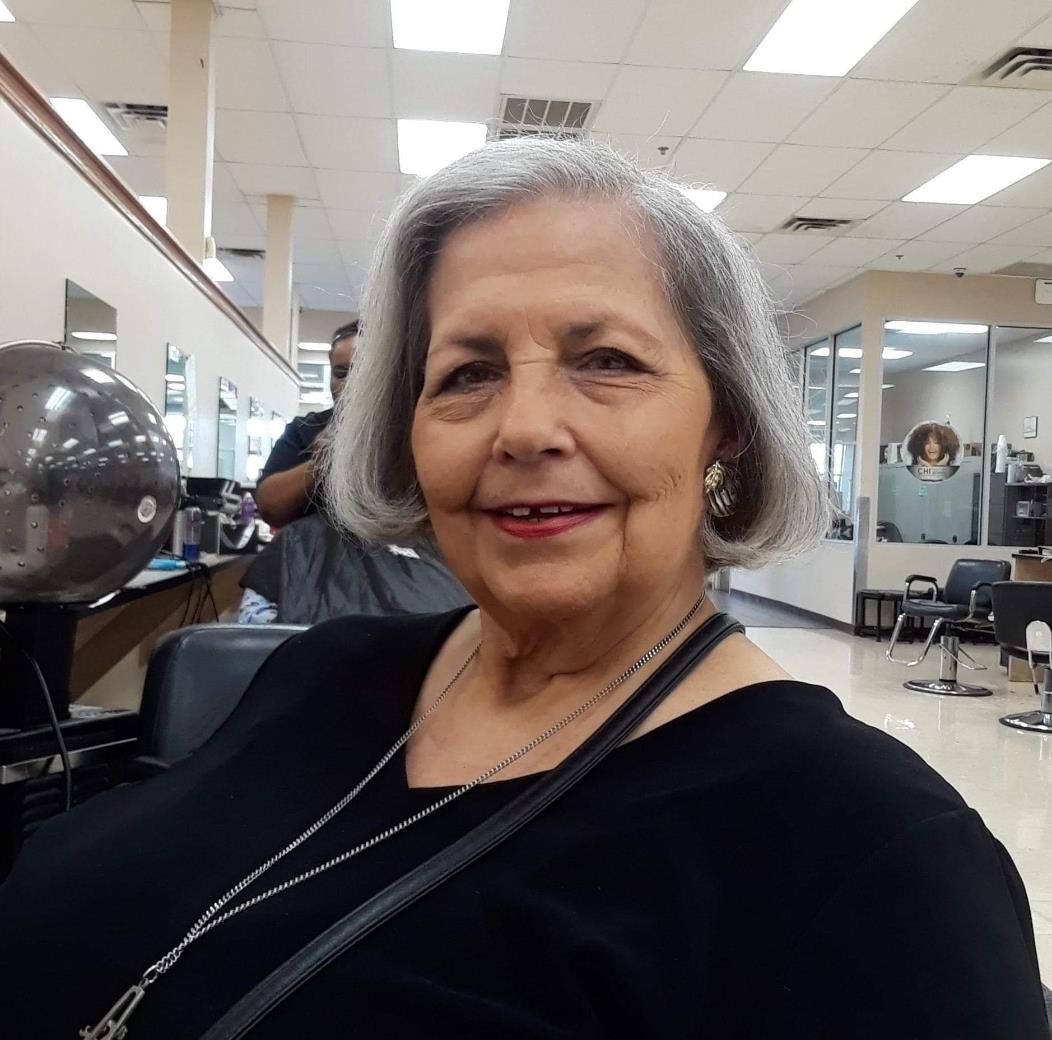 A woman sitting in a chair