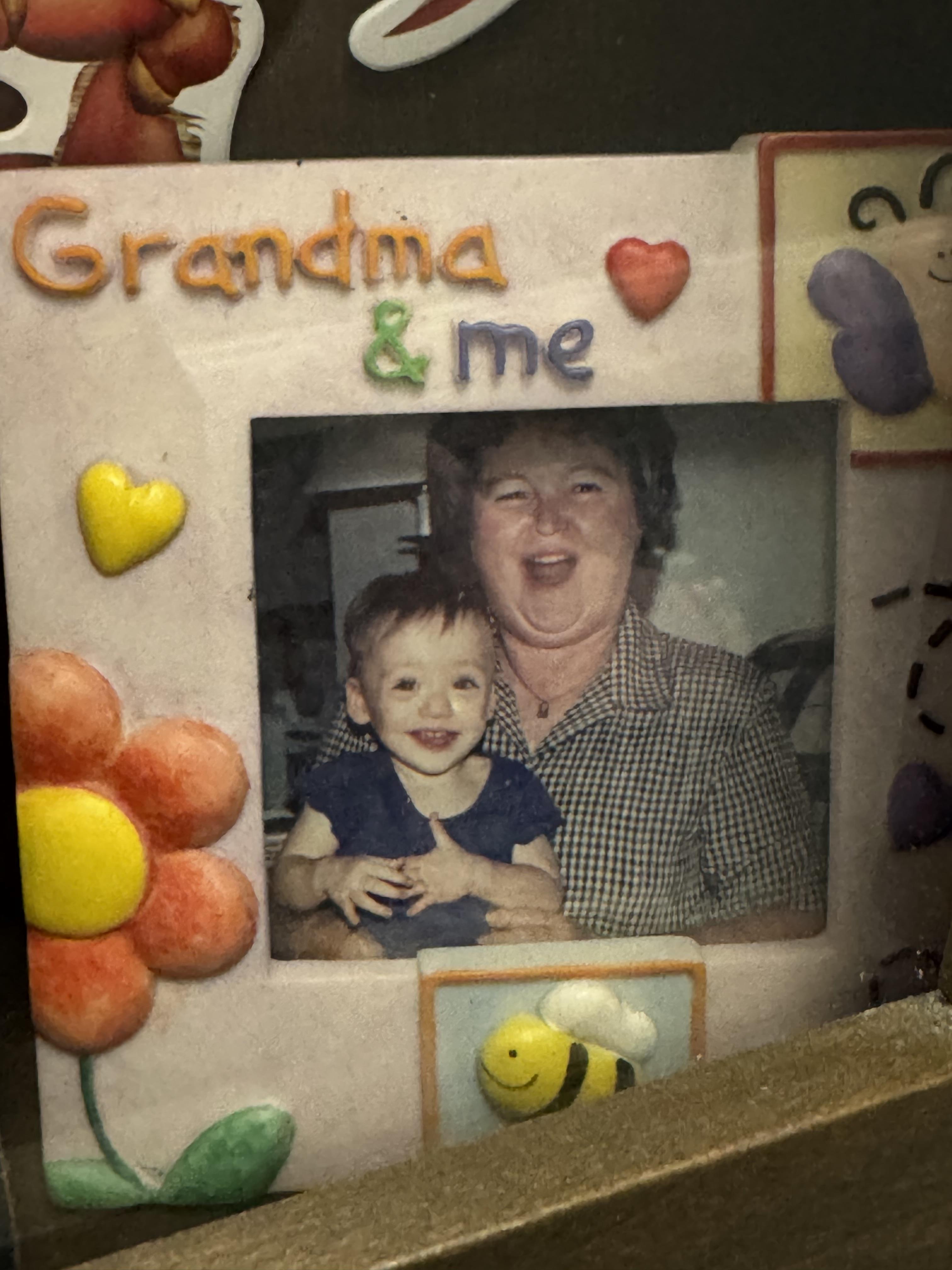 A photo of a woman and a child