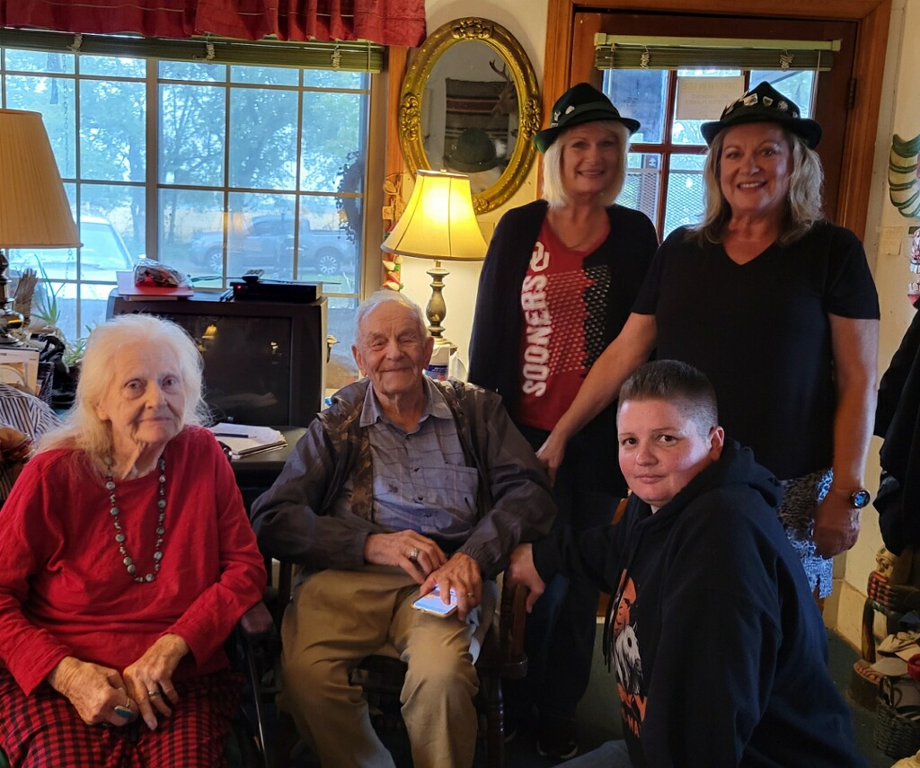 A group of people posing for a photo