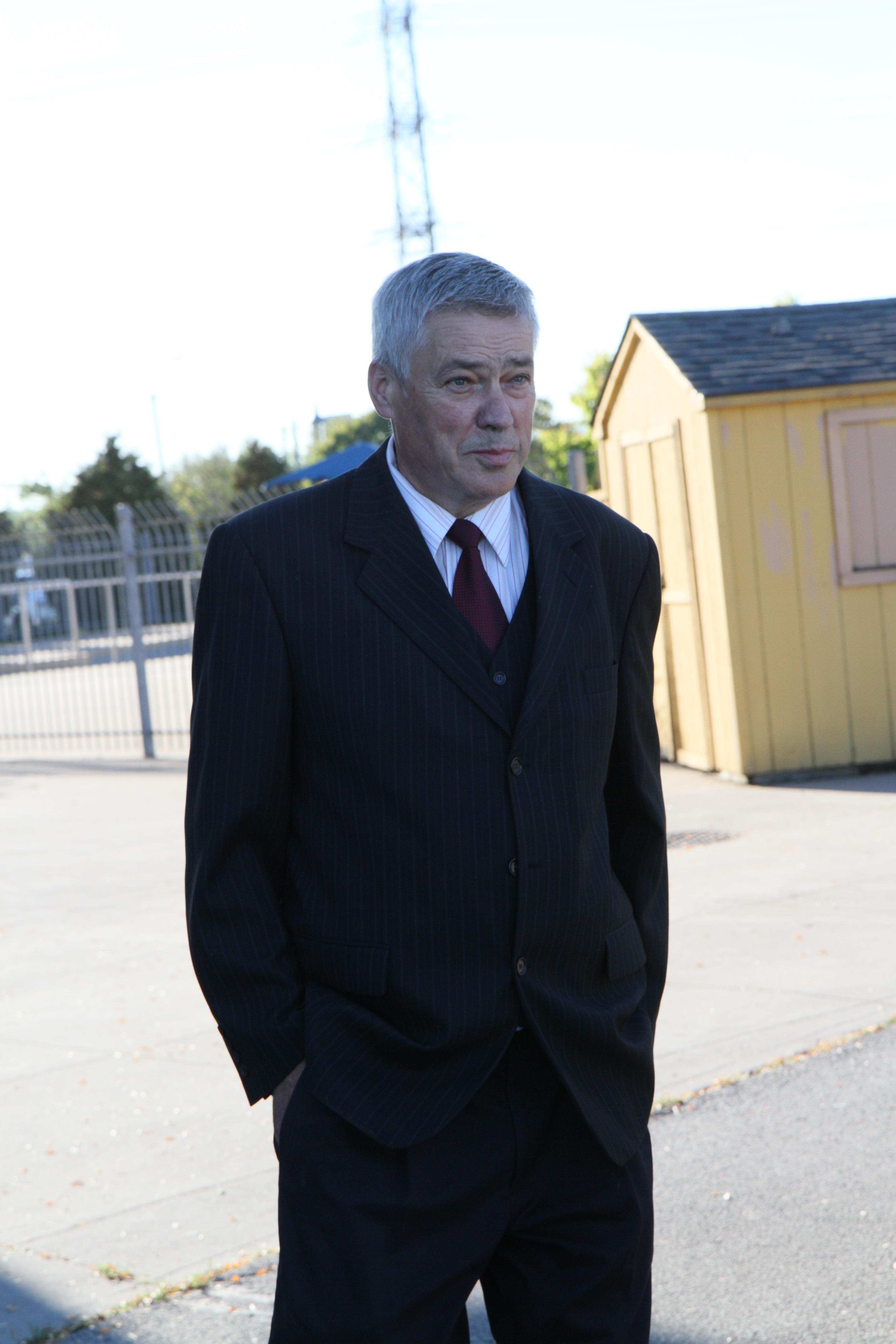 A man in a suit and tie